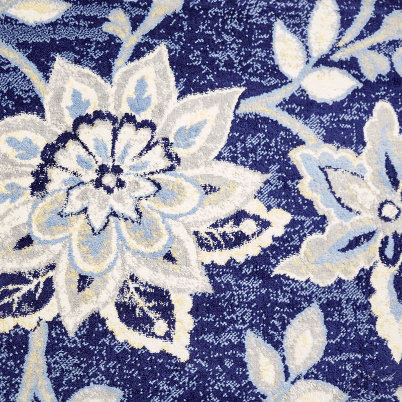 Andover Mills™ Mountview Performance Navy Blue Rug & Reviews Wayfair